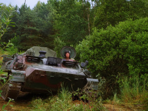 Cvičení vojáků ze Strakonic