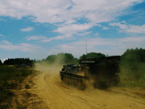 Cvičení vojáků ze Strakonic