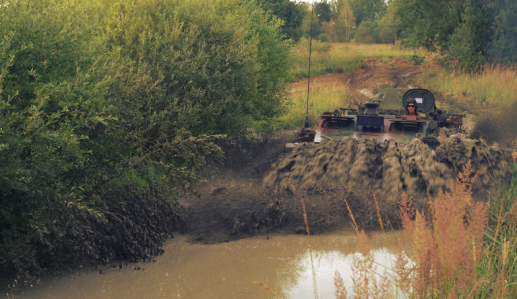 Cvičení vojáků ze Strakonic