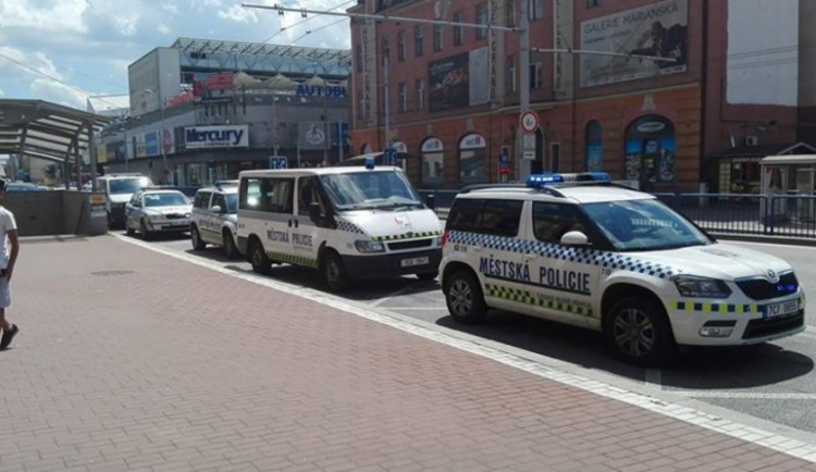 Zásah policie na nádraží