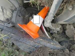 Nehoda nákladního automobilu u Pištína.