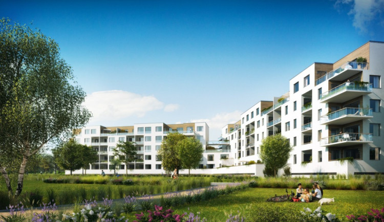 Vizualizace budovaných objektů v českobudějovické části Luční jez.