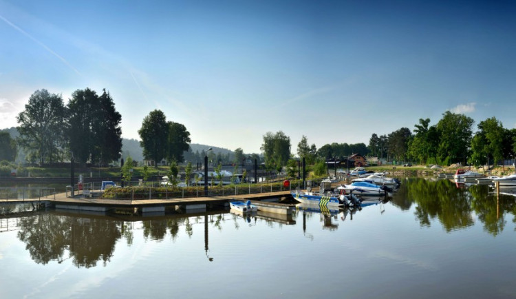 Přístav v Hluboké nad Vltavou