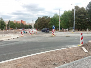 Křižovatka českobudějovických ulic Husova a Strakonická.