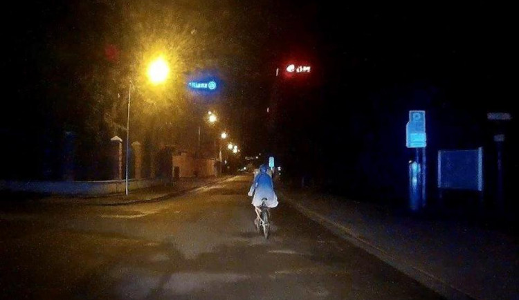 Podnapilá cyklistka
