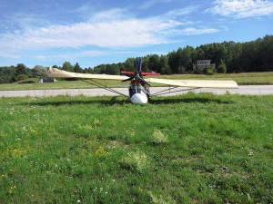 Havárie ultralehkého letadla u Hodonic.