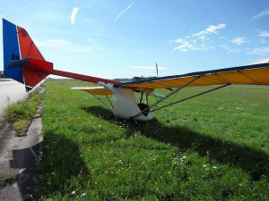 Havárie ultralehkého letadla u Hodonic.