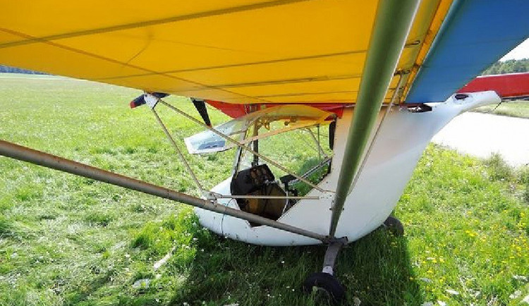 Havárie ultralehkého letadla u Hodonic.