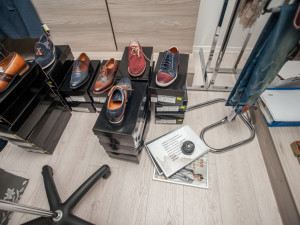 Vytopené obchody v IGY Centru.