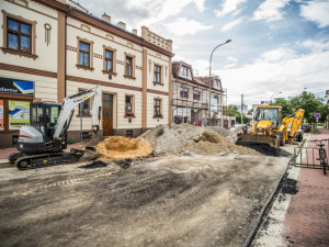 Oprava vodovodního řadu na Lidické třídě.