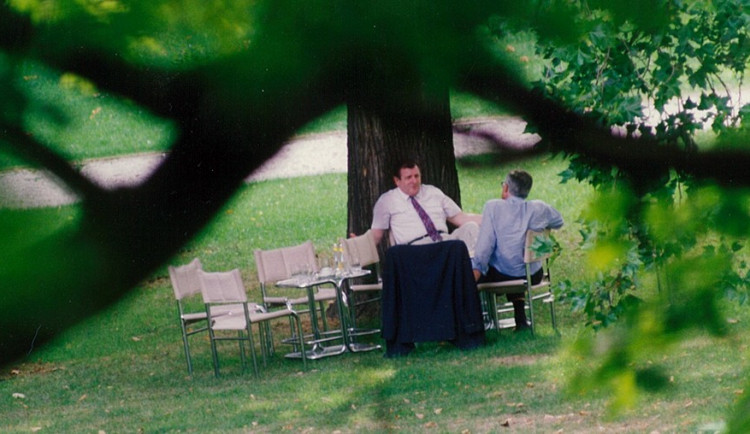 Vladimír Mečiar a Václav Klaus.