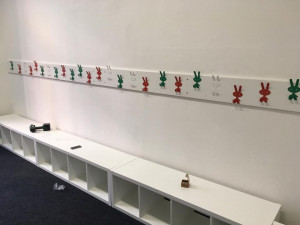 Šatna pro budoucí i současné karatisty