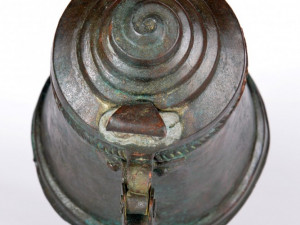 Korbel, který byl nalezen při budování základů nového domu v českobudějovické Jeronýmově ulici.