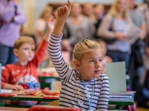 První školn den v budějckých školách