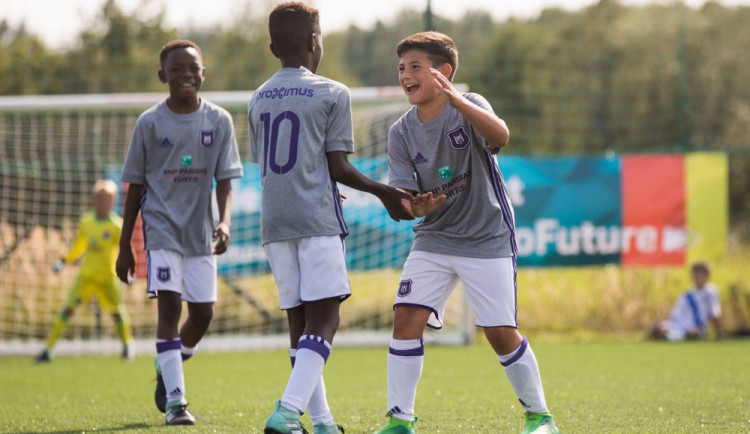 Radost vítězů z Anderlechtu.