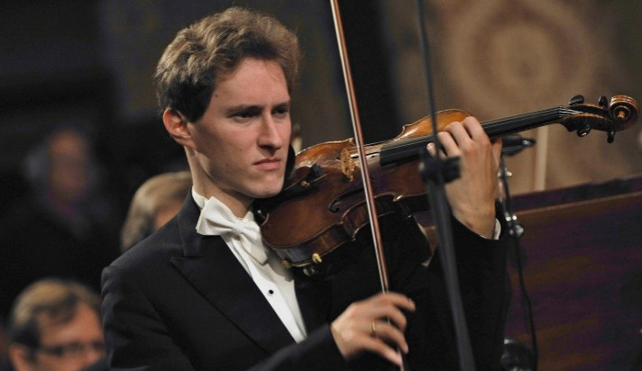 Houslista Josef Špaček.