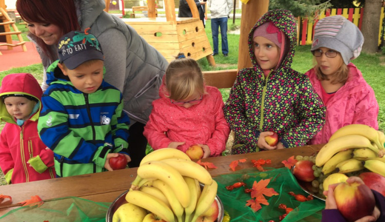 Nový altán je možné využívat k výuce i svacinam