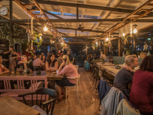 Restaurace Paluba v Českých Budějovicích.