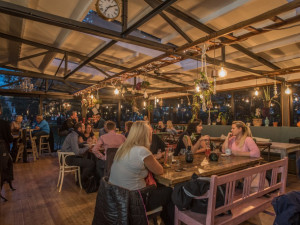 Restaurace Paluba v Českých Budějovicích.