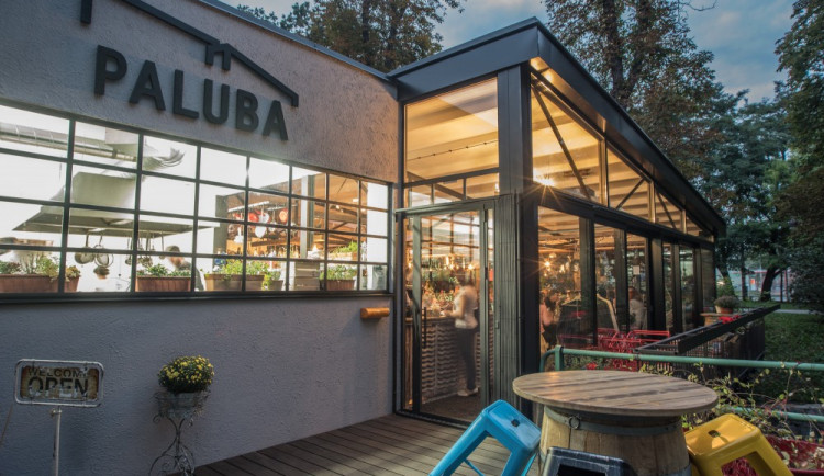 Restaurace Paluba v Českých Budějovicích.