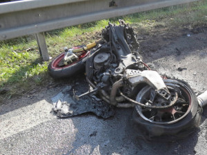 Při tragické nehodě na Českokrumlovsku zemřel motorkář