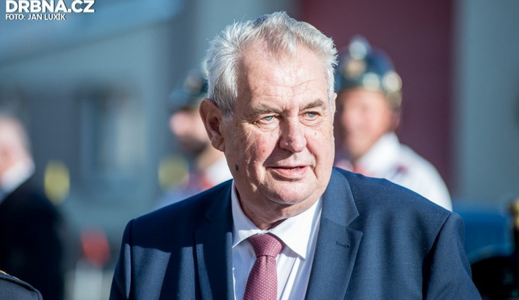 Prezident Miloš Zeman.