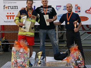 Písecký hasič Michal Brousil ve své věkové kategorii A (do 34 let) nenašel přemožitele a z Ústí nad Labem si odvezl mistrovský titul. 