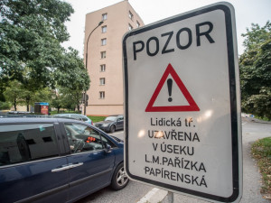 Uzavírka Lidické třídy