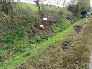 Dopravní nehoda u Strunkovic nad Blanicí.