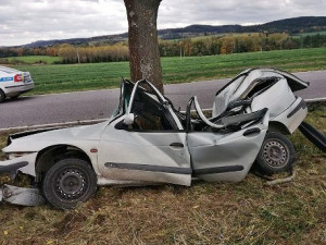 Dopravní nehoda u Katovic.