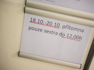 K protestu praktických lékařů a ambulantních specialistů se připojili i někteří lékaři z Polikliniky Jih