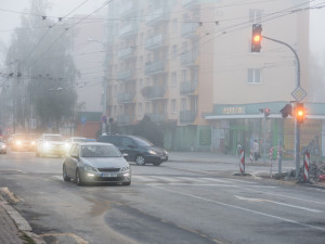 Uzavírka části Lidické třídy v Českých  Budějovicích skončila o půlnoci ze středy 18. na čtvrtek 19. října.