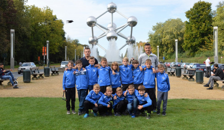 Malí fotbalisté FK Ústí nad Labem byli díky svému umístění na turnaji E.ON Junior Cup v belgickém Bruselu