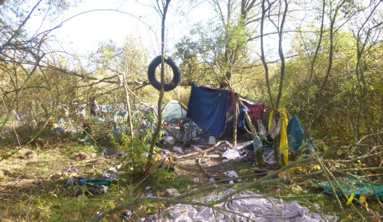 Stanové městečko u Vrbenských rybníků