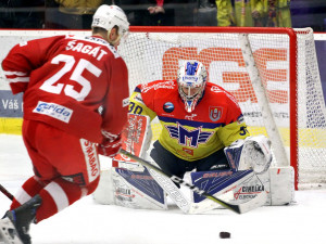 Martin Šagát korigoval stav utkání těsně před koncem na 2:4 z pohledu Pražanů