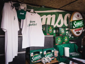 Pivovar Samson je vidět na českobudějovických předvánočních trzích na náměstí Přemysla Otakara II.