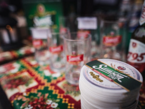 Pivovar Samson je vidět na českobudějovických předvánočních trzích na náměstí Přemysla Otakara II.