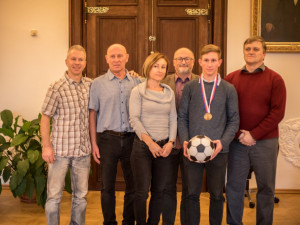 David Višvader na návštěvě u primátora Jiřího Svobody