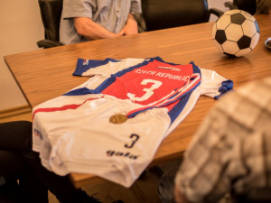 David Višvader na návštěvě u primátora Jiřího Svobody