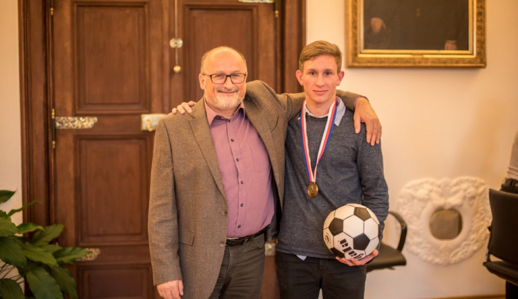 David Višvader na návštěvě u primátora Jiřího Svobody