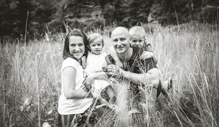 Martin Kusý s rodinou