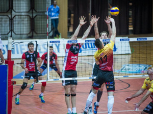 Volejbalisté VK České Budějovice prohráli s Karlovarskem v pětisetové bitvě