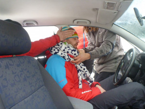 Členové Horské služby Šumava trénovali použití motorových transportních prostředků či vyhledávání lidí v terénu.