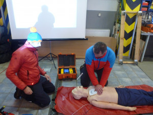 Členové Horské služby Šumava trénovali použití motorových transportních prostředků či vyhledávání lidí v terénu.