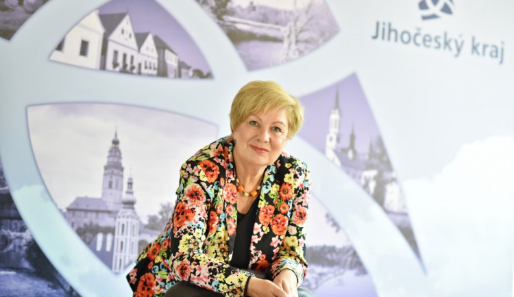 Hejtmanka Jihočeského kraje Ivana Stráská.