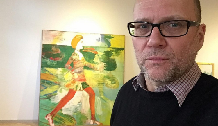 Autor a kurátor výstavy Martin Dostál.