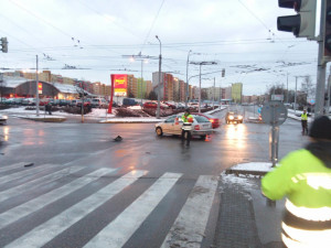 Nehoda v ulici Milady Horákové.