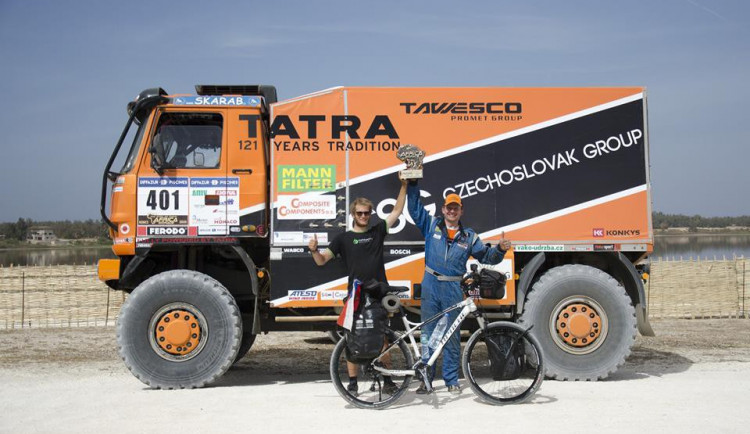 Tadeáš se setkal i s jezdcem legendární rallye Tomášem Tomečkem.