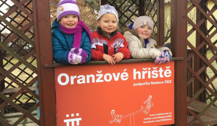 Hřiště vzniklo za přispění Nadace ČEZ