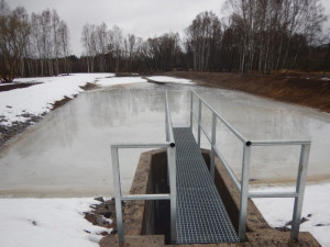 Obnovený rybník má pomoci zadržet vodu v krajině a připomínat Šumavu předků